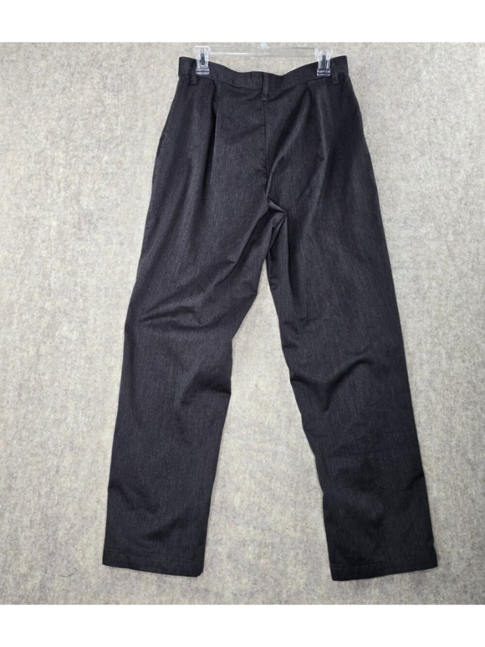 Stretch Riders Womens Stretch Pants Dark Grey Size 12M Relaxed Straight Cotton - Picture 2 of 8